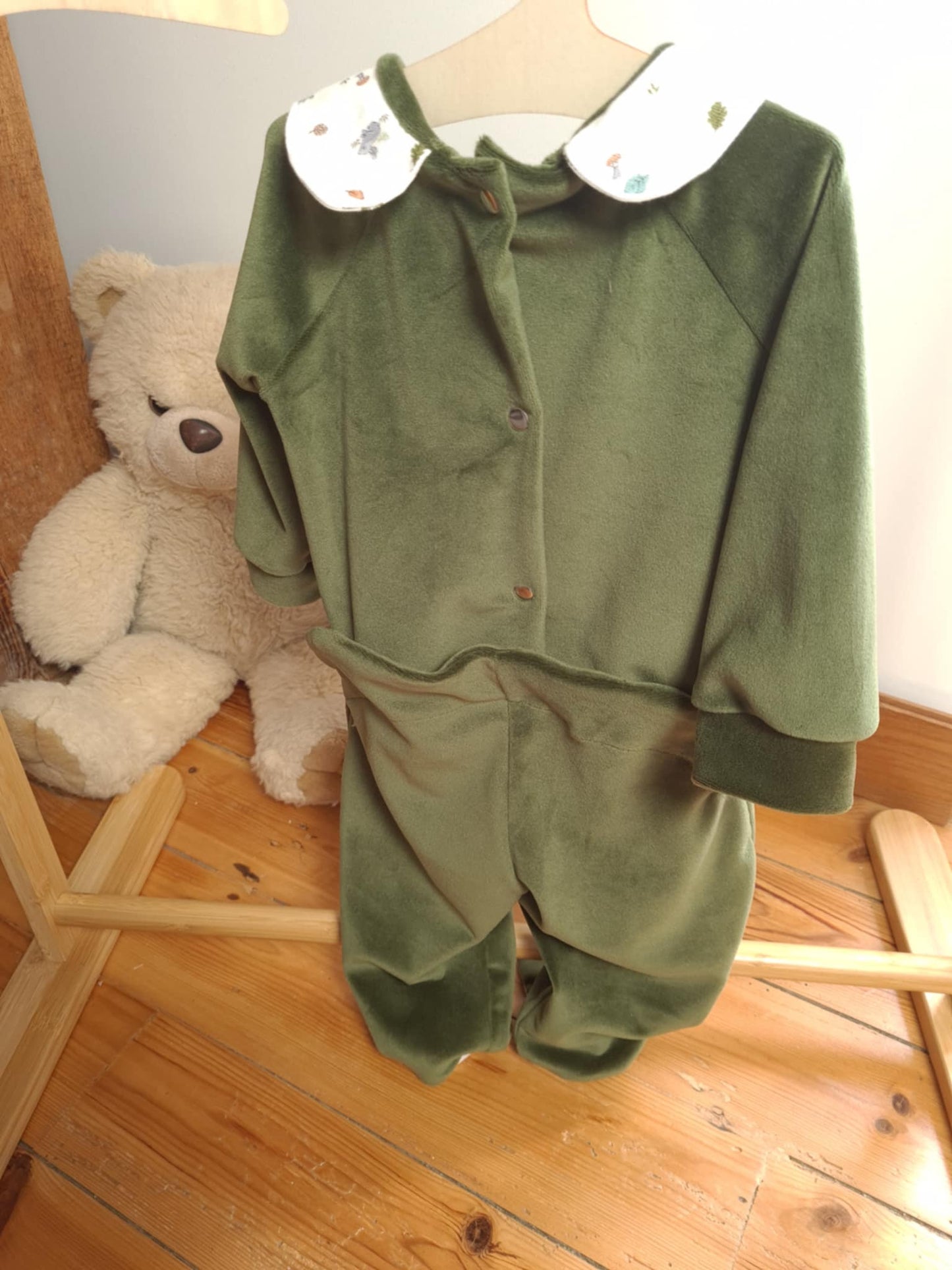 Pyjama Barton – jersey velours - personnalisable