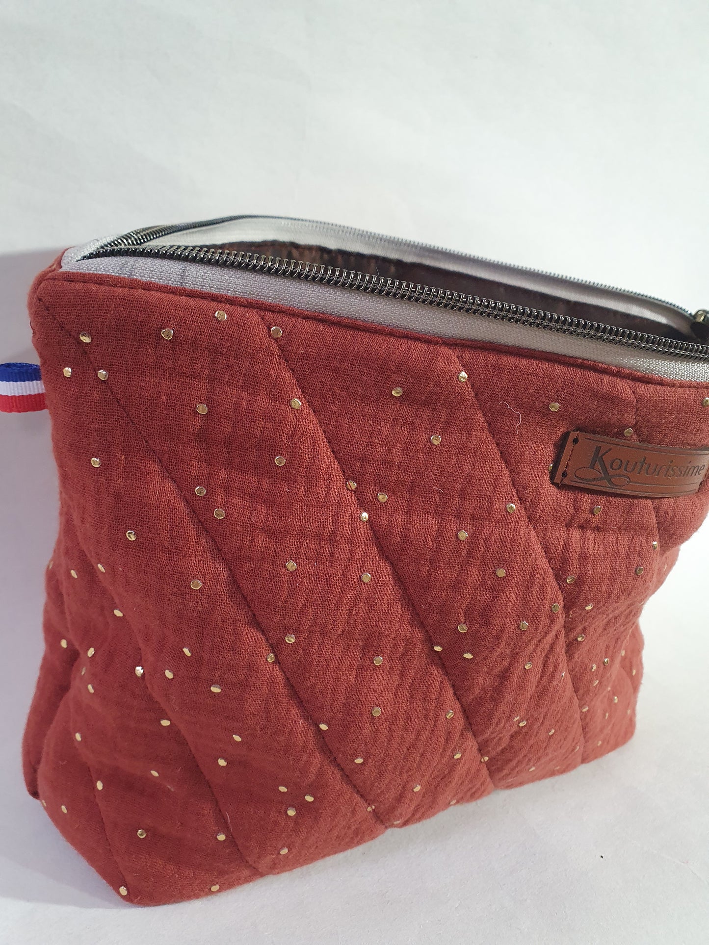 Barbara – Trousse matelassée en double gaze ou velours