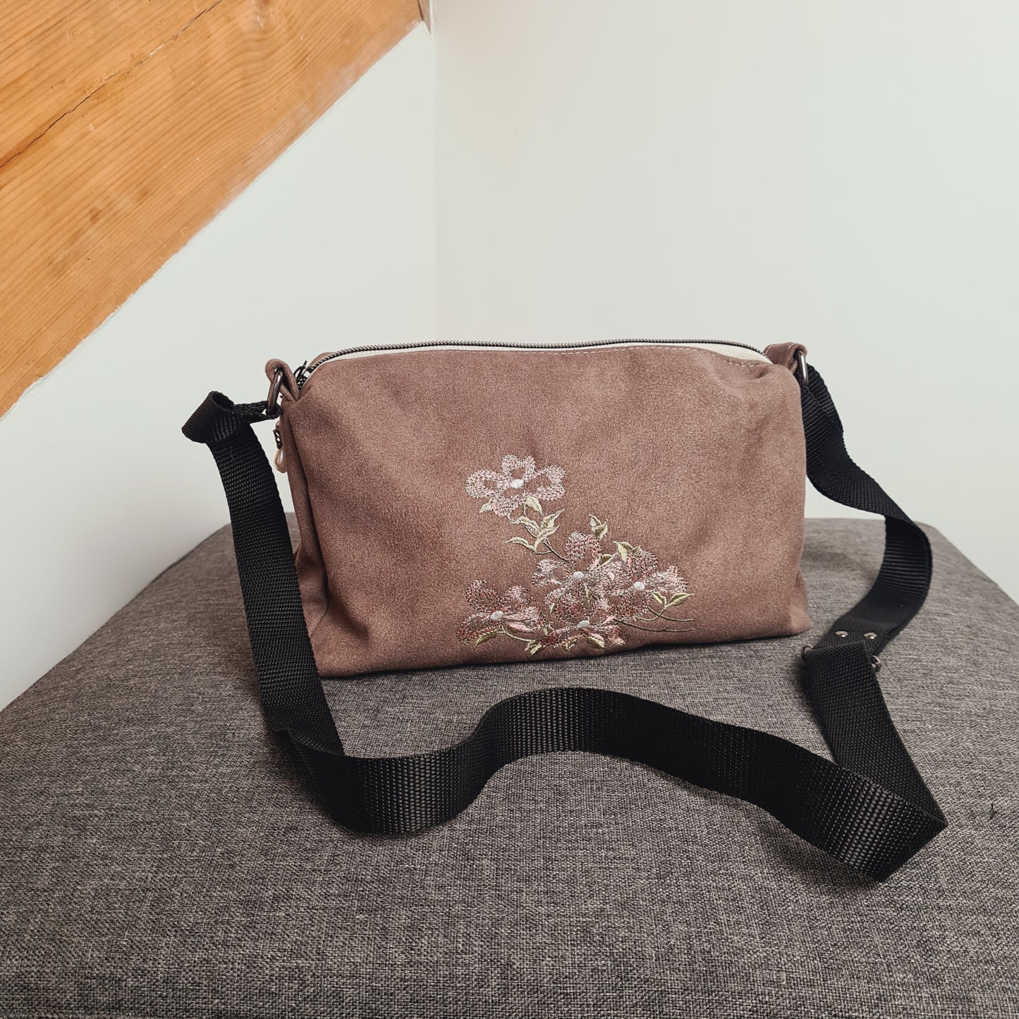 Bergman - Sac bandoulière - Broderie florale