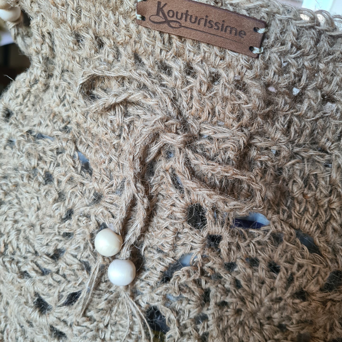 Sac crocheté artisanal en ficelle de jute – Collection Monte Carlo