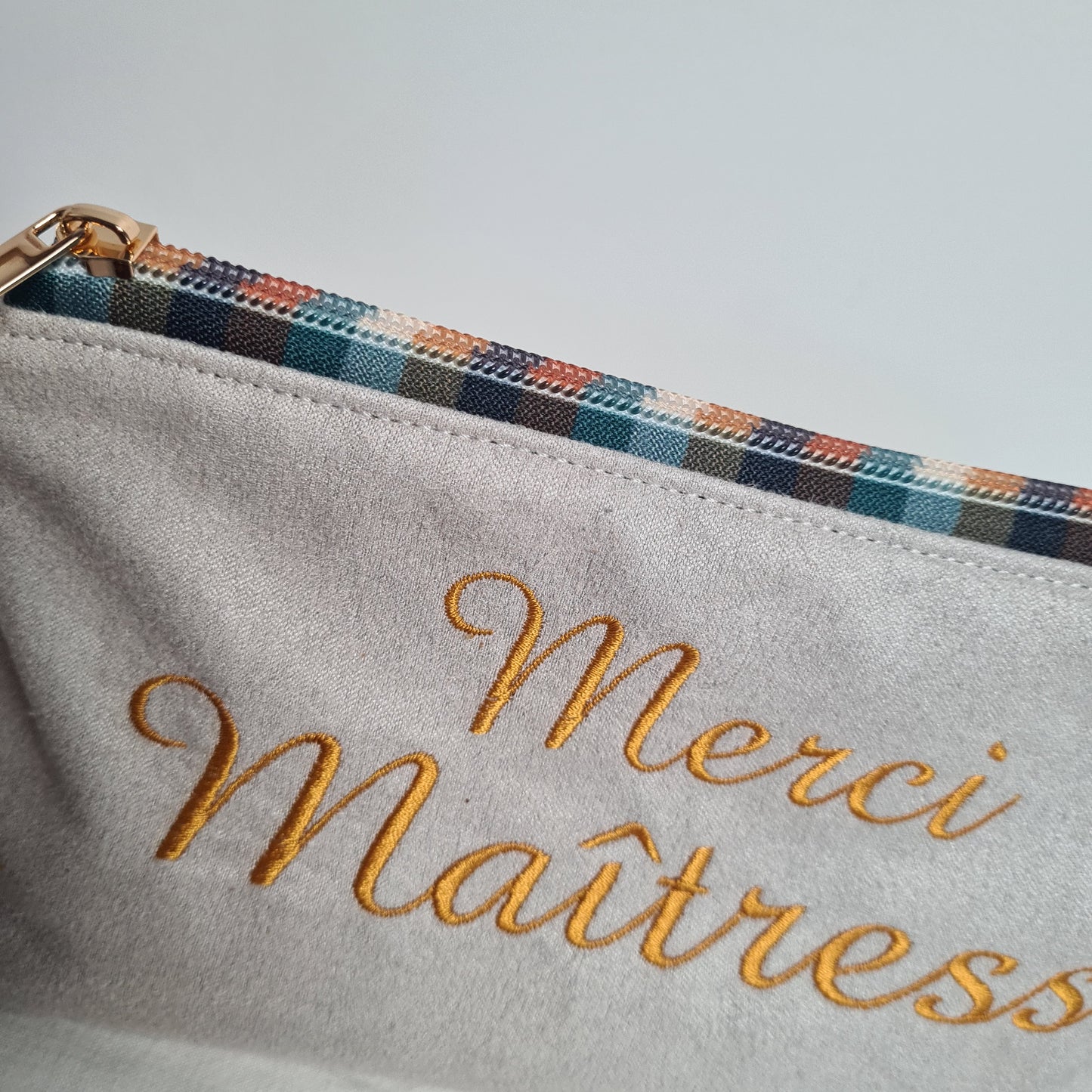 Margaret - Trousse brodée personnalisée