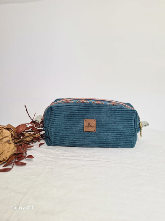 Lucy - Trousse à 3 compartiments faite main