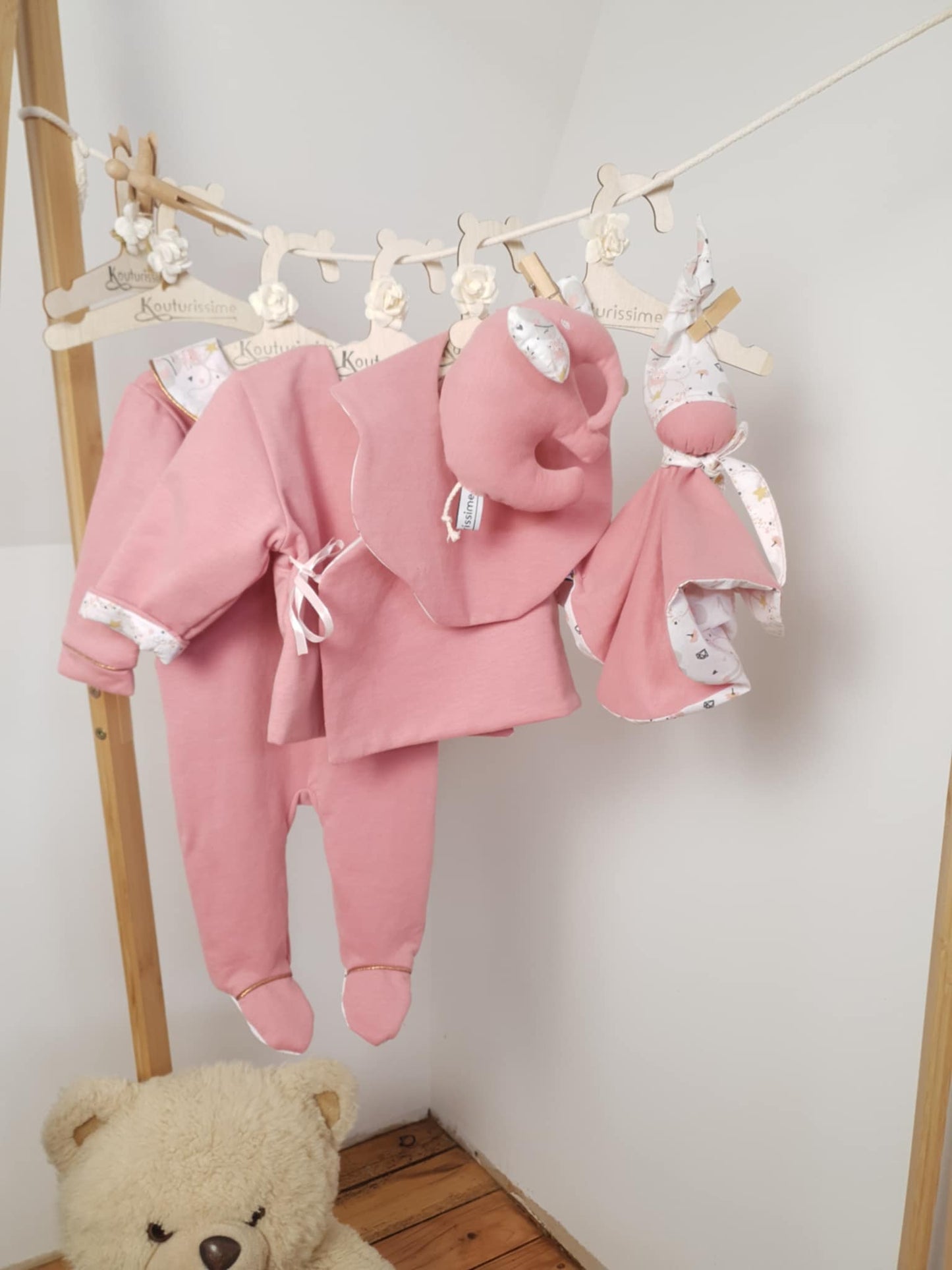 Coffret Naissance Rose