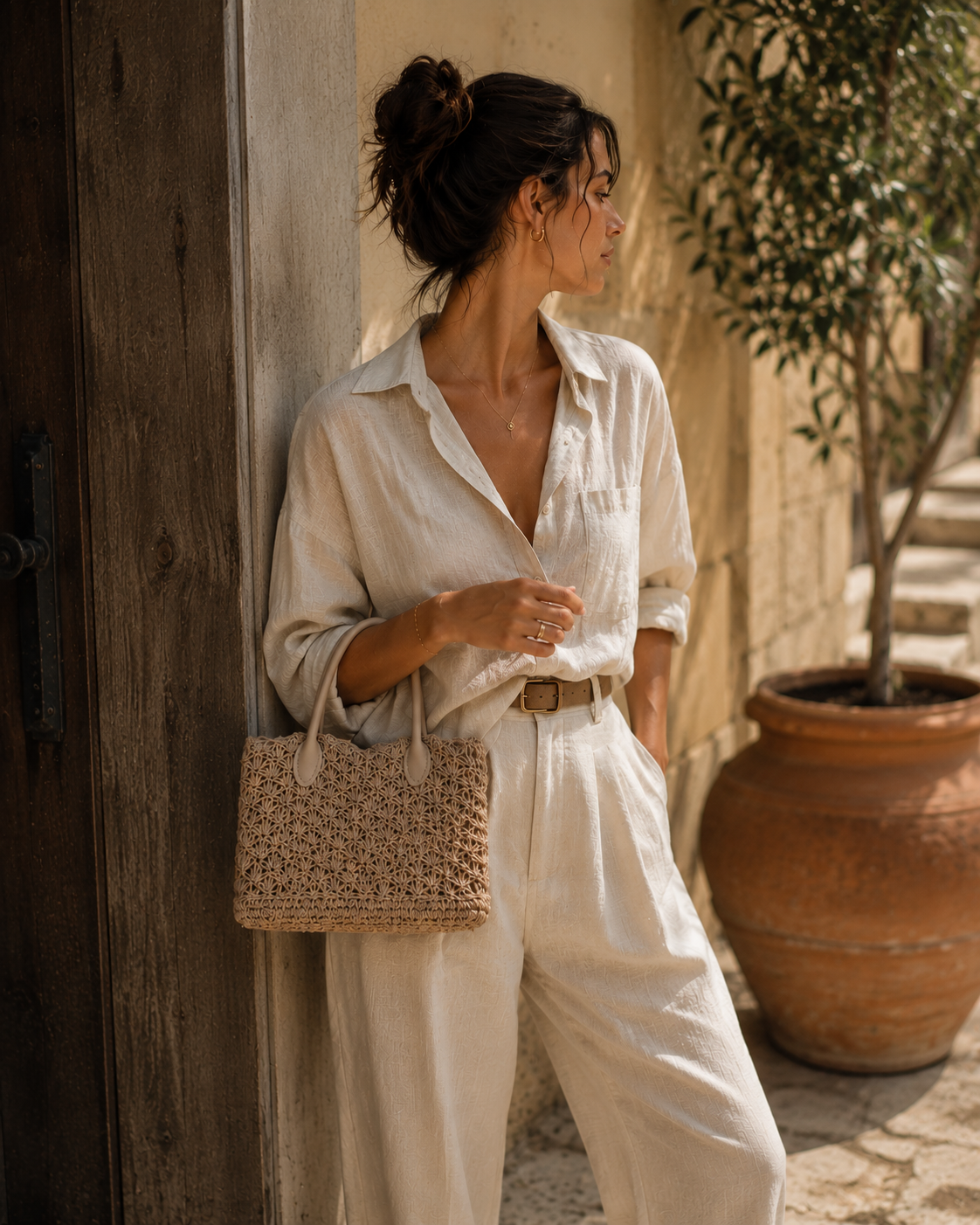 Sac crocheté artisanal en ficelle de jute – Collection Monte Carlo