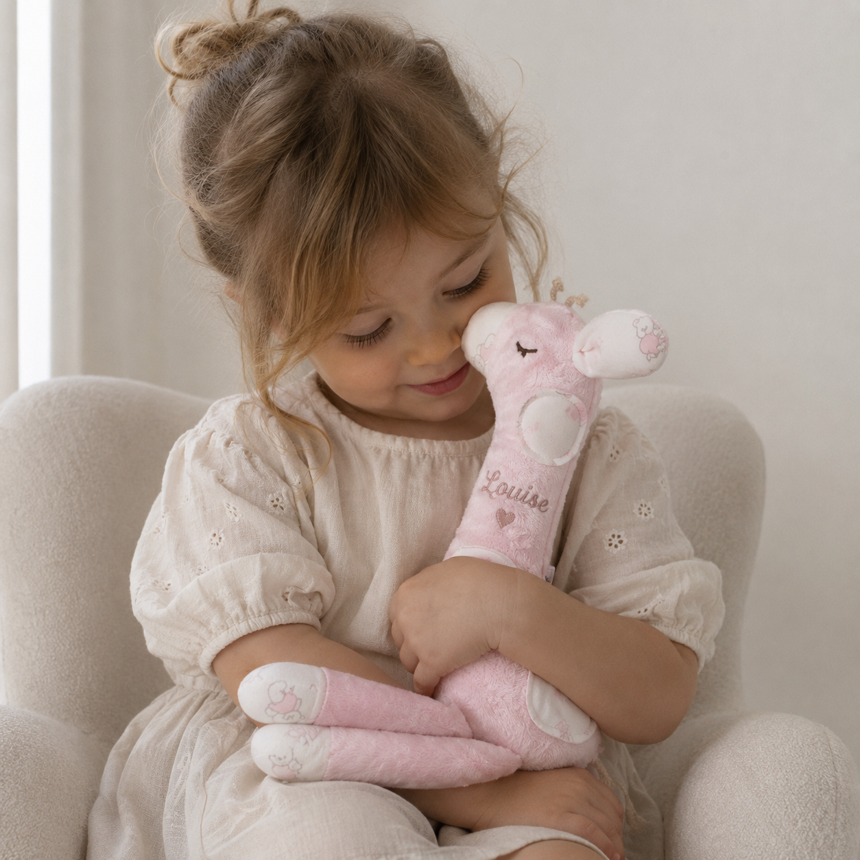 Elinor - Doudou girafe