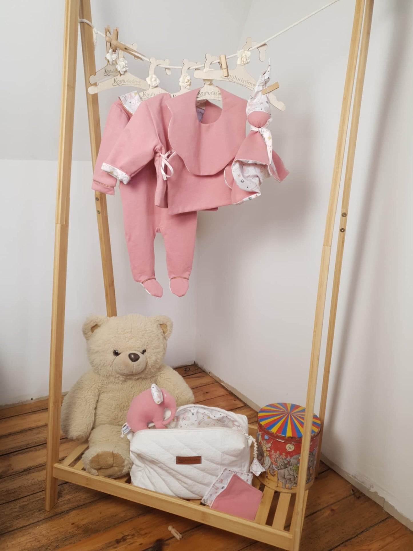 Coffret Naissance Rose