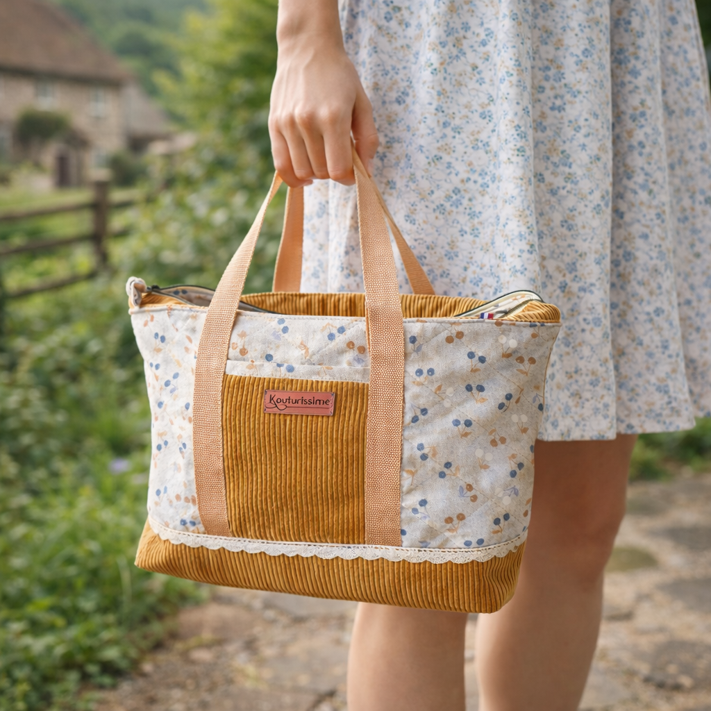 Shirley – Cabas velours