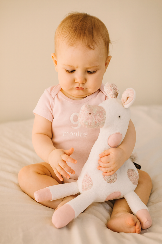 Doudou Girafe Elinor– Personnalisable